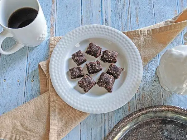 5 Minute Brownie Bites (Paleo, Gluten Free, Vegan)