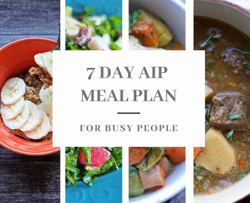 AIP Meal Plan: 1 Week of Easy Meals & PDF Freebie