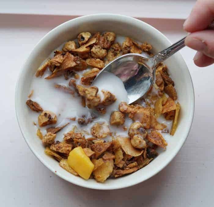 mango apple aip granola tigernut recipe