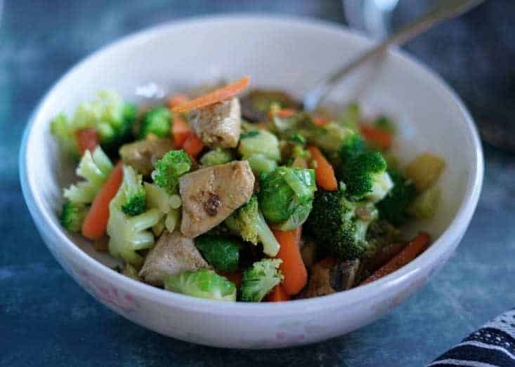 Easy AIP Stir Fry with Chicken and Vegetables (Paleo, GF)