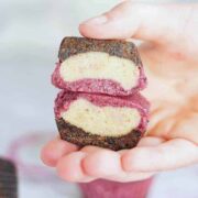cherry fudge cookie dough paleo aip with tigernut