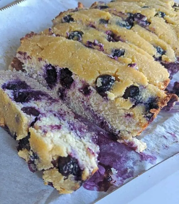 lemon blueberry paleo bread