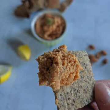 Paleo almond meal hummus