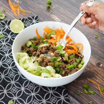 aip korean sweet potato glass noodle bowl