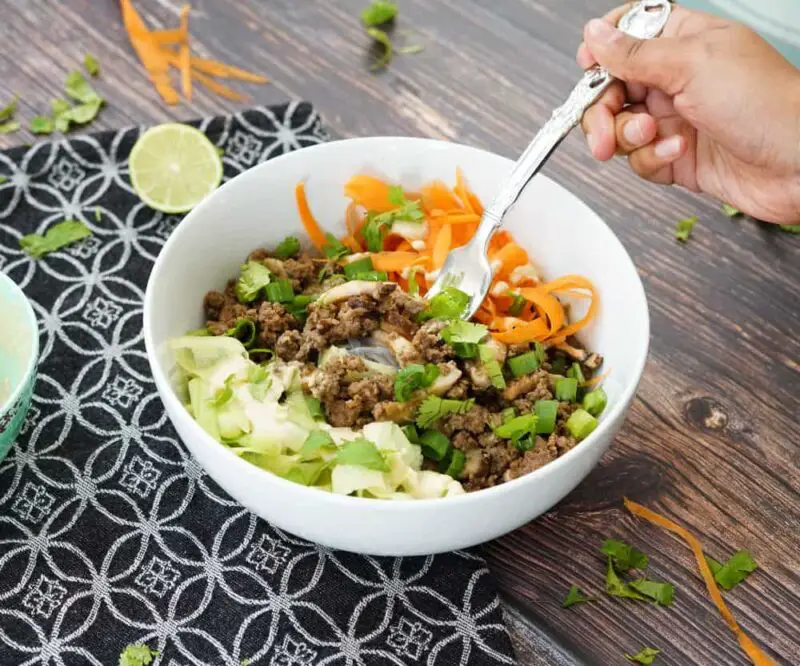 aip korean sweet potato glass noodle bowl