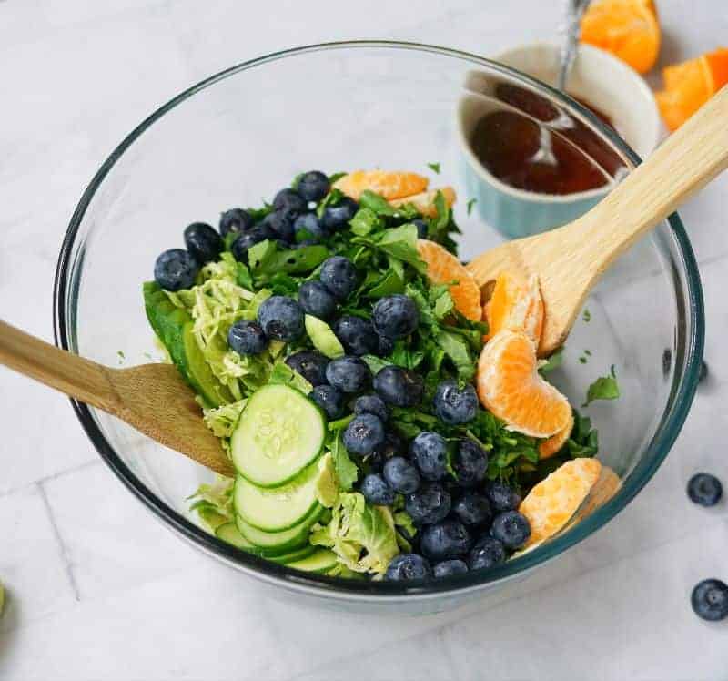 kale blueberry salad aip