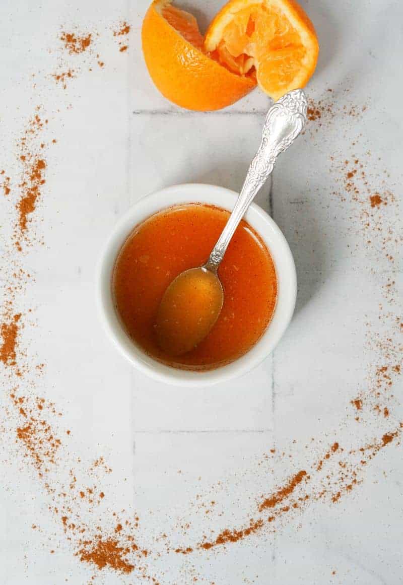 orange honey cinnamon dressing