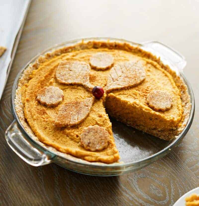 No-Bake Vegan Pumpkin Pie (AIP, Paleo, Gluten-Free)