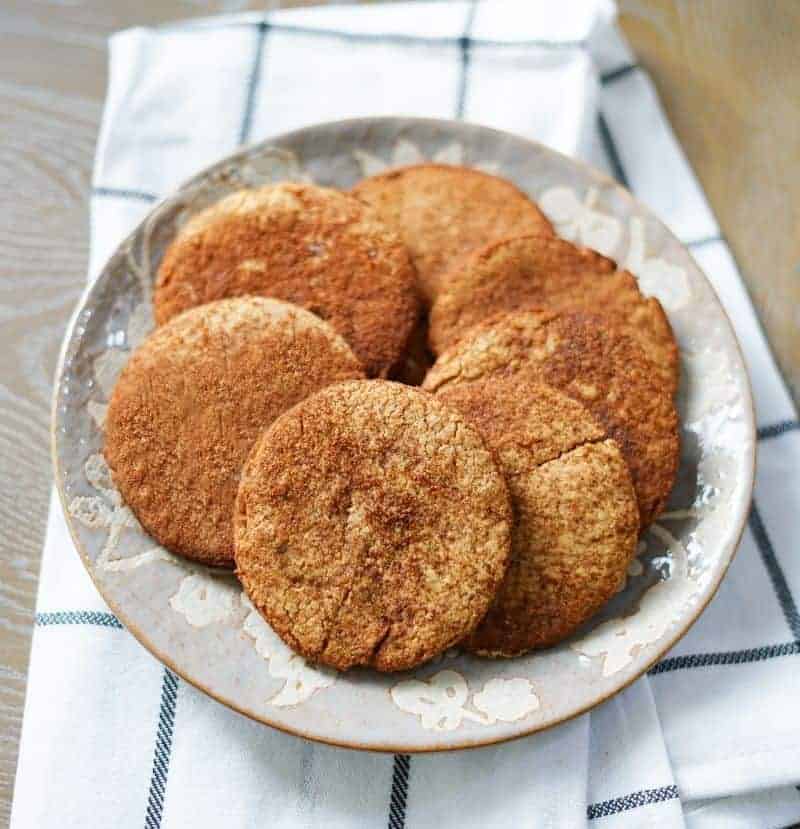 Easy AIP Snickerdoodle Cookies (Paleo, Gluten-Free)