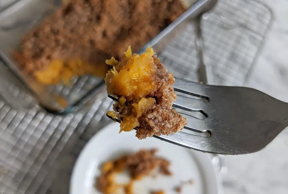 Simple Sweet Potato Casserole with Cinnamon Crumble (AIP, Paleo, Vegan)
