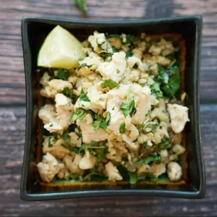 Easy AIP Cauliflower Fried Rice with Basil (Khao Pad Krapow)