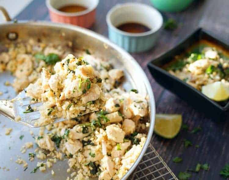 Easy AIP Cauliflower Fried Rice with Basil (Khao Pad Krapow)