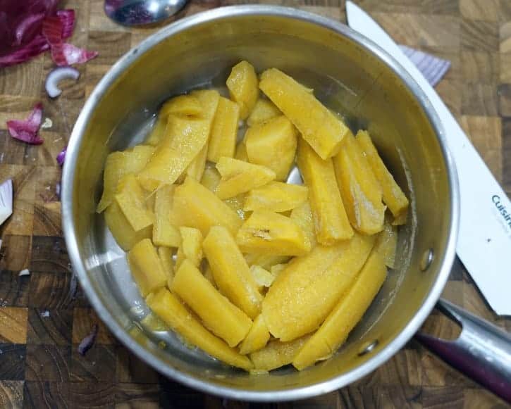 boiled plantains foraip mangu recipe