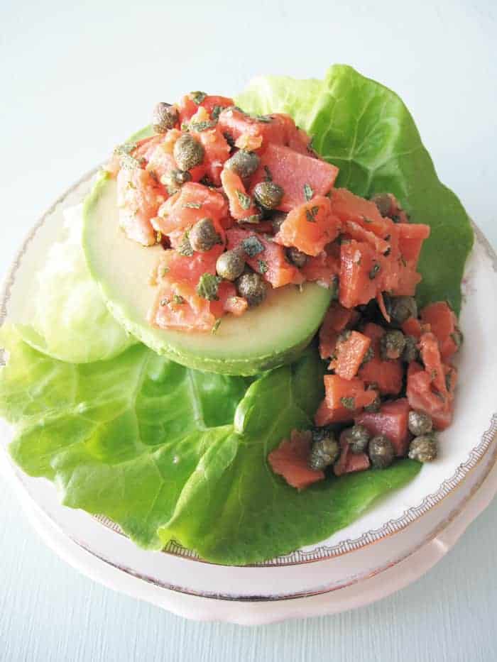 aip smoked salmon and avocado snack recipe