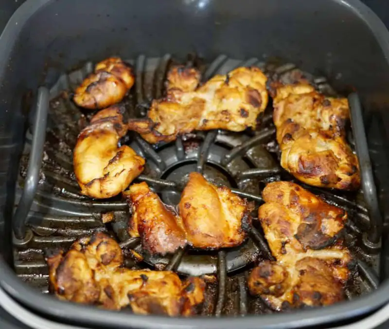 grilled chicken thighs in a ninja foodi air fryer