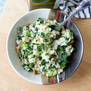 aip colcannon with bacon