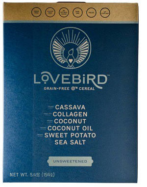 love bird unsweetened cereal