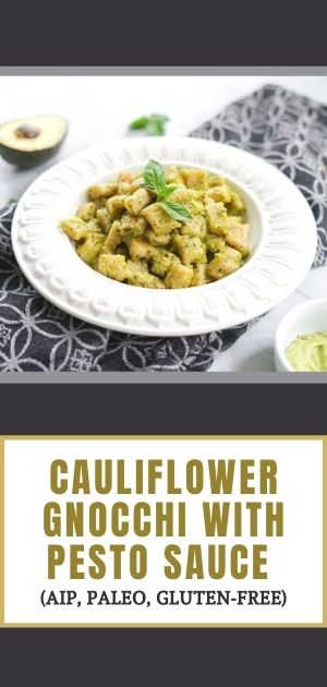 AIP paleo cauliflower gnocchi