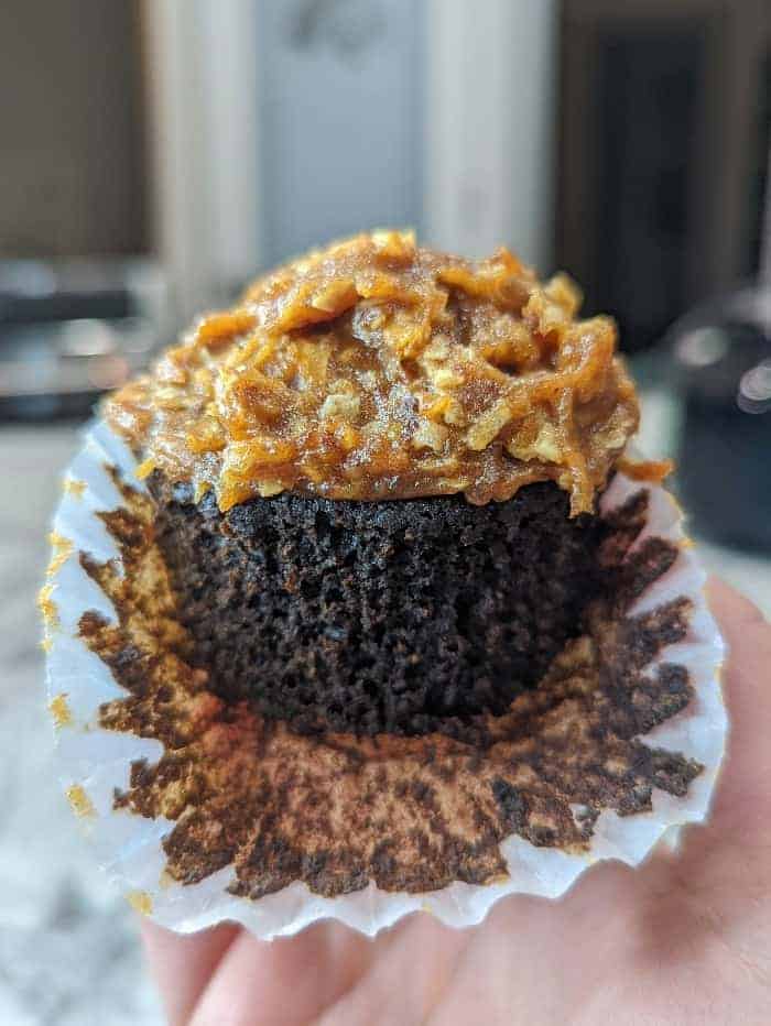 aip german chocolate cupcake