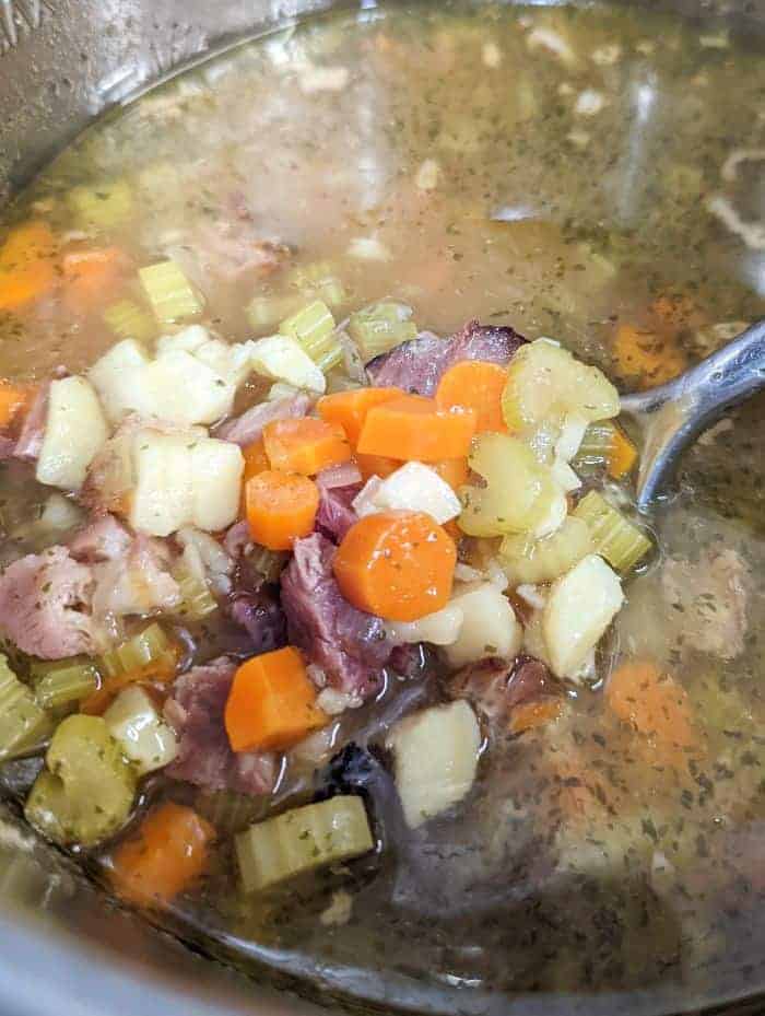 pressure cooker ham bone soup
