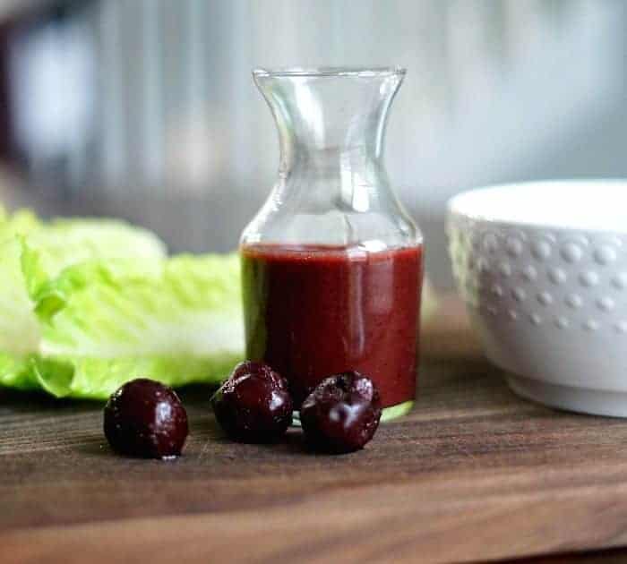 5 Ingredient Cherry Balsamic AIP Salad Dressing (Paleo, Vegan)