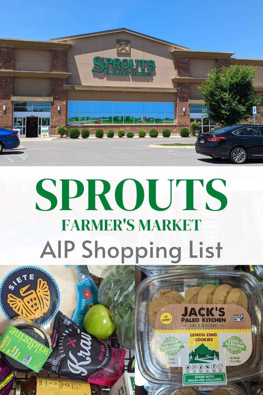 Sprouts Farmer's Market AIP Paleo Shopping List