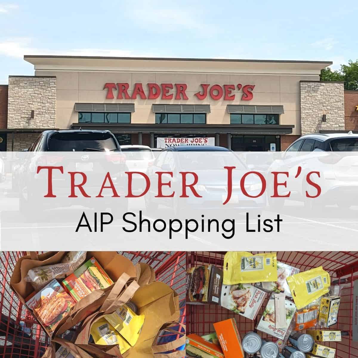 Trader Joe's AIP Paleo Shopping List (Printable PDF)